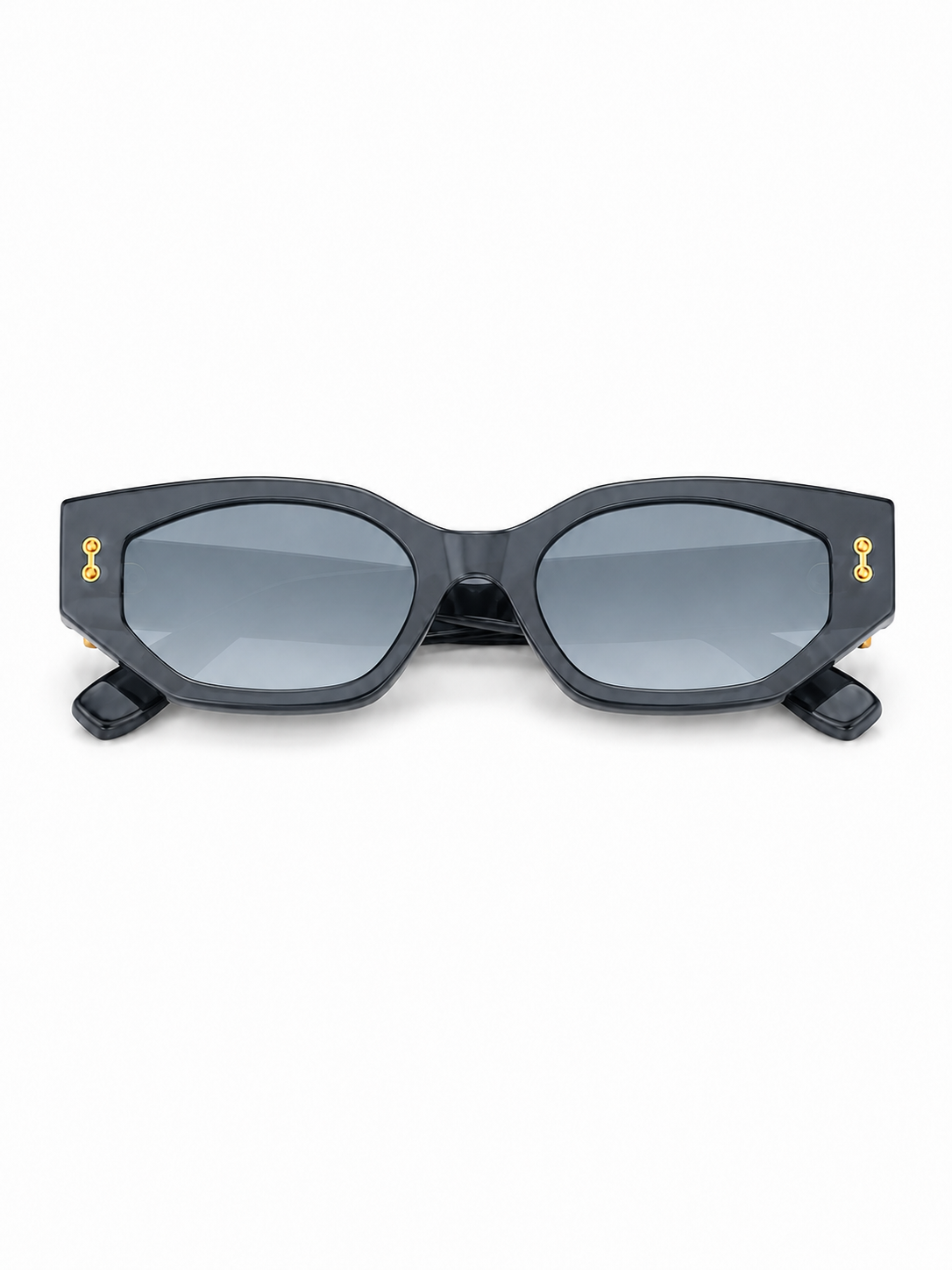 ALL THE ANGLES CAT EYE SUNGLASSES IN GREY