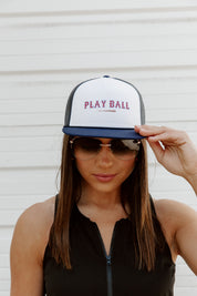 TIMELESS PLAY BALL RETRO FOAM TRUCKER HAT