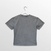 INDIANA HOOSIERS On The Ball Kid's Mini Rhinestone Tee