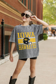 IOWA HAWKEYES On The Ball Kid's Mini Rhinestone Tee