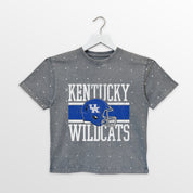 KENTUCKY WILDCATS On The Ball Kid's Mini Rhinestone Tee