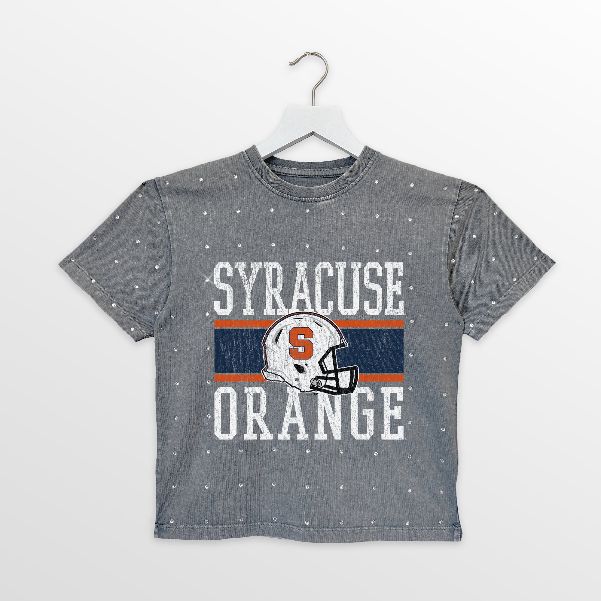 SYRACUSE ORANGE ON THE BALL KIDS MINI RHINESTONE OVERSIZED TEE