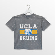 UCLA BRUINS ON THE BALL KIDS MINI RHINESTONE OVERSIZED TEE