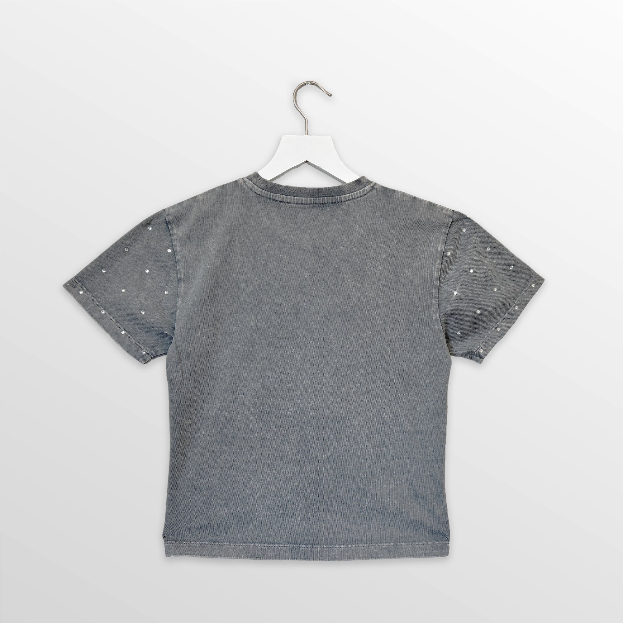 WYOMING COWBOYS ON THE BALL KIDS MINI RHINESTONE OVERSIZED TEE