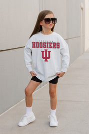 INDIANA HOOSIERS Big Goals Kid's Long-Sleeve Tee