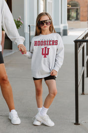 INDIANA HOOSIERS Big Goals Kid's Long-Sleeve Tee