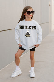 PURDUE BOILERMAKERS Big Goals Kid's Long-Sleeve Tee