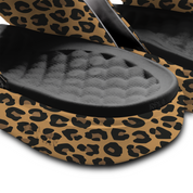 Michigan Wolverines Cheetah Dip Motive Slide Sandles