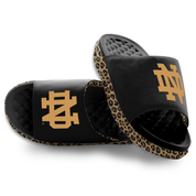 Notre Dame Fighting Irish Cheetah Dip Motive Slide Sandles
