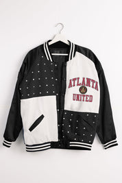 ATLANTA UNITED FC REFINED RIVALRY THROWBACK VARSITY BOMBER JACKET