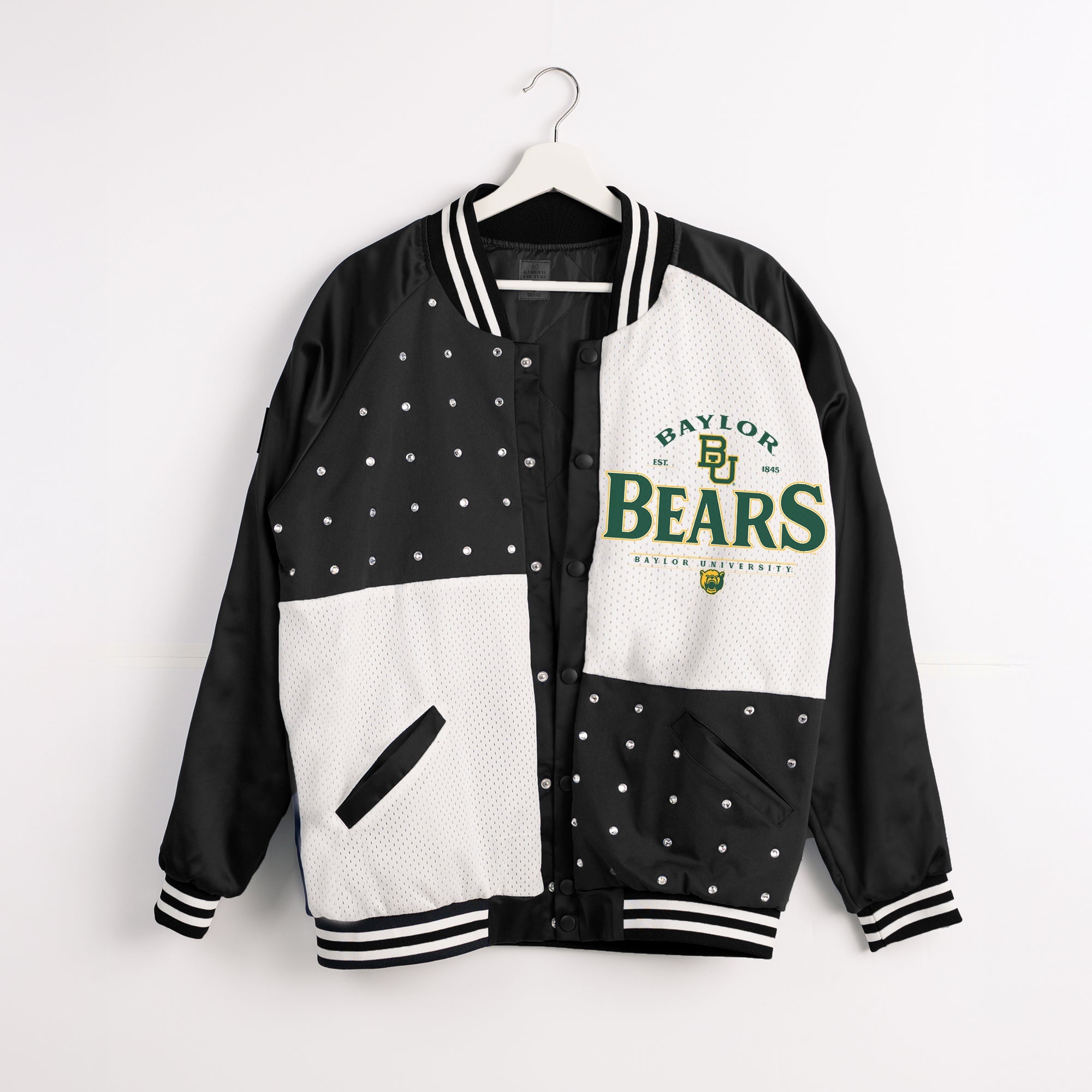 BAYLOR BEARS INNER DRIVE THROWBACK VARSITY BOMBER JACKET