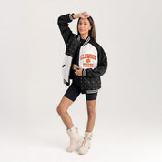 CLEMSON TIGERS REFINED RIVALRY THROWBACK VARSITY BOMBER JACKET