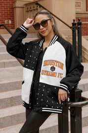 HOUSTON DYNAMO REFINED RIVALRY THROWBACK VARSITY BOMBER JACKET
