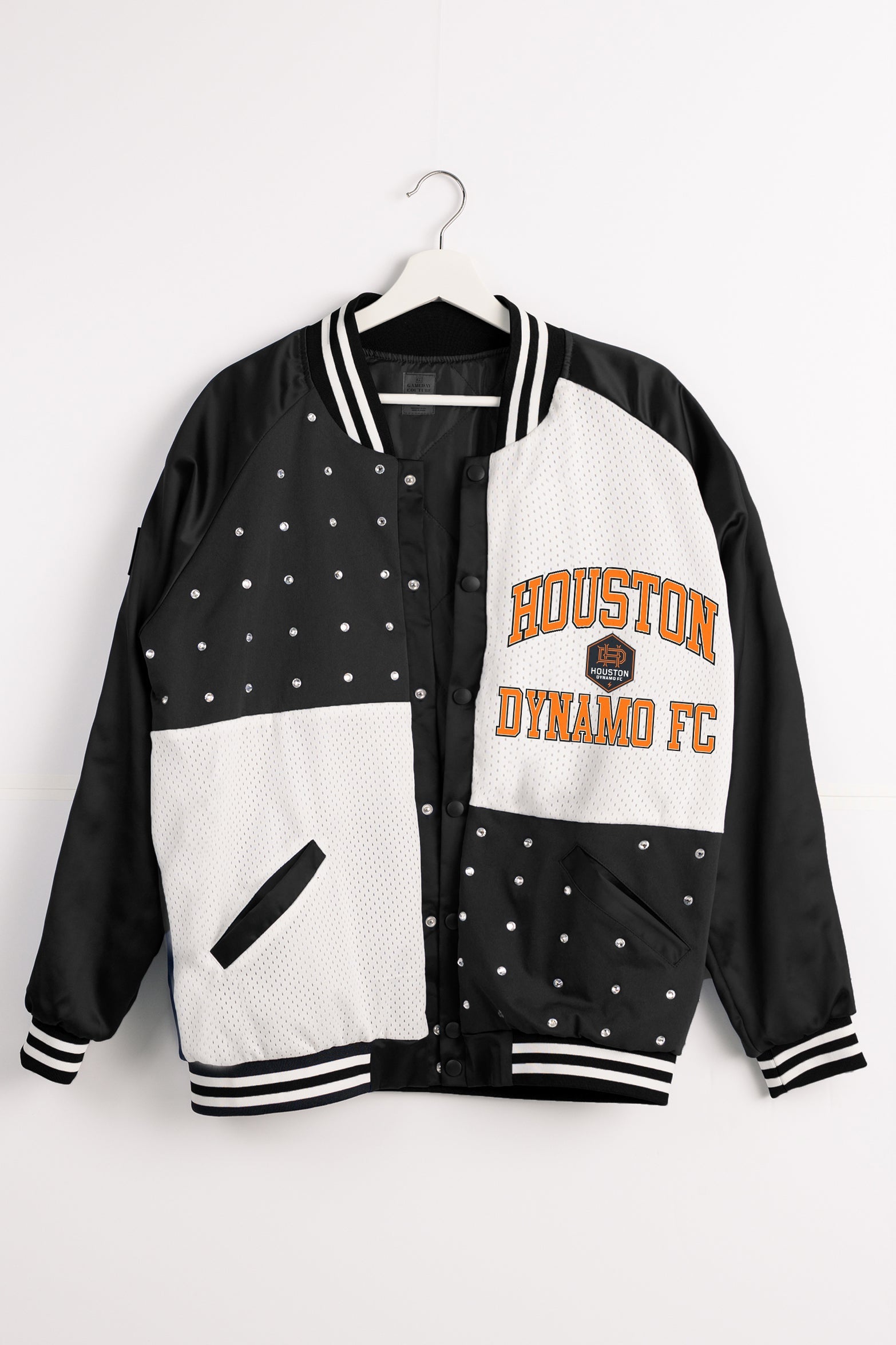HOUSTON DYNAMO REFINED RIVALRY THROWBACK VARSITY BOMBER JACKET