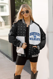 KENTUCKY WILDCATS REFINED RIVALRY THROWBACK VARSITY BOMBER JACKET
