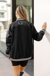 LSU TIGERS INNER DRIVE THROWBACK VARSITY BOMBER JACKET