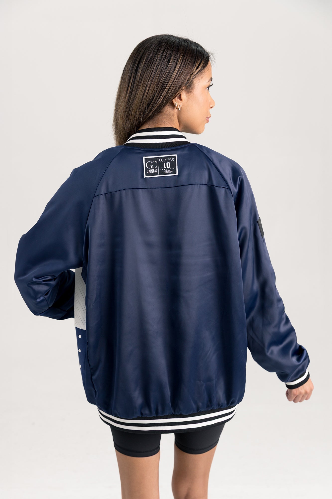 NEW ENGLAND REVOLUTION REFINED RIVALRY THROWBACK VARSITY BOMBER JACKET