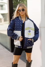 NASHVILLE SC REFINED RIVALRY THROWBACK VARSITY BOMBER JACKET