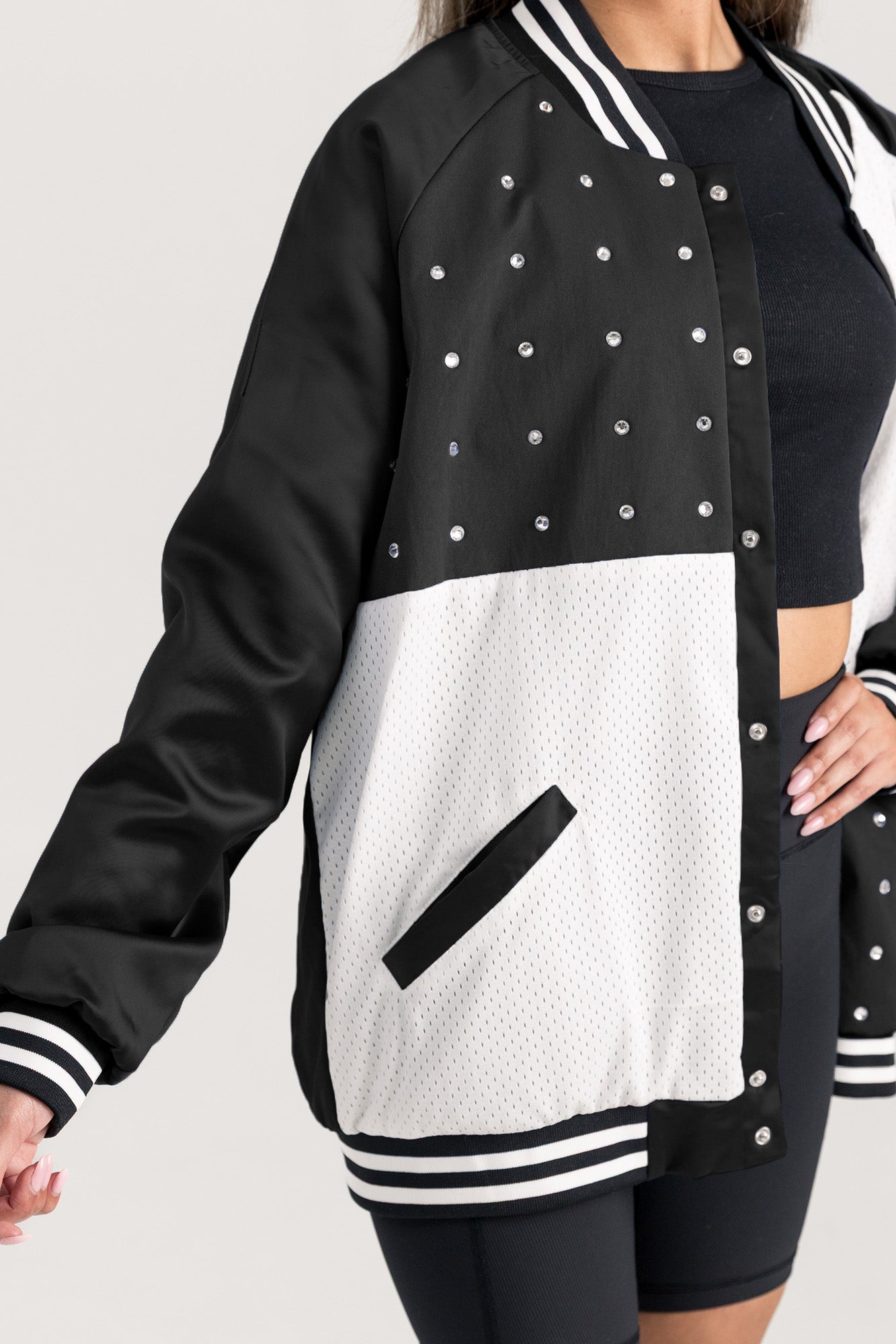 PITTSBURGH PANTHERS INNER DRIVE THROWBACK VARSITY BOMBER JACKET