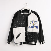 PITTSBURGH PANTHERS REFINED RIVALRY THROWBACK VARSITY BOMBER JACKET