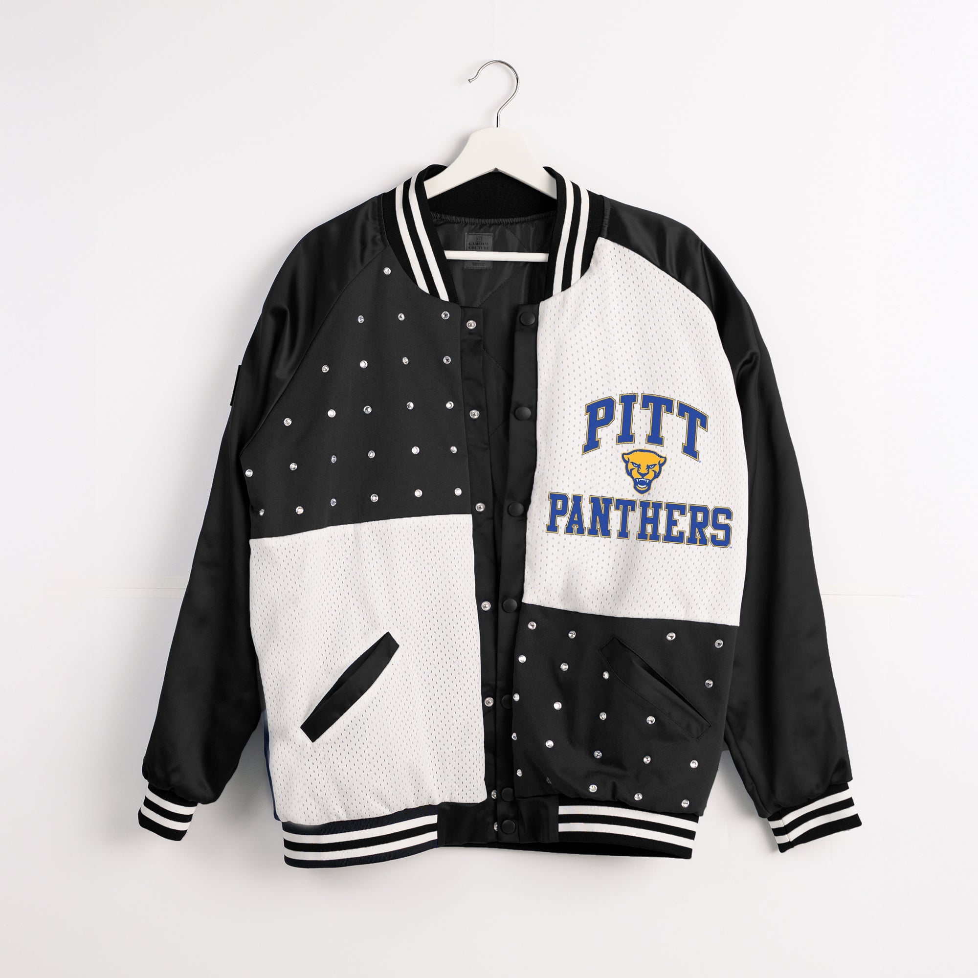PITTSBURGH PANTHERS REFINED RIVALRY THROWBACK VARSITY BOMBER JACKET
