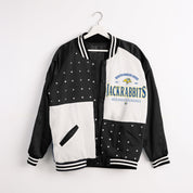SOUTH DAKOTA STATE JACKRABBITS INNER DRIVE THROWBACK VARSITY BOMBER JACKET