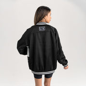 SACRED HEART PIONEERS REFINED RIVALRY THROWBACK VARSITY BOMBER JACKET