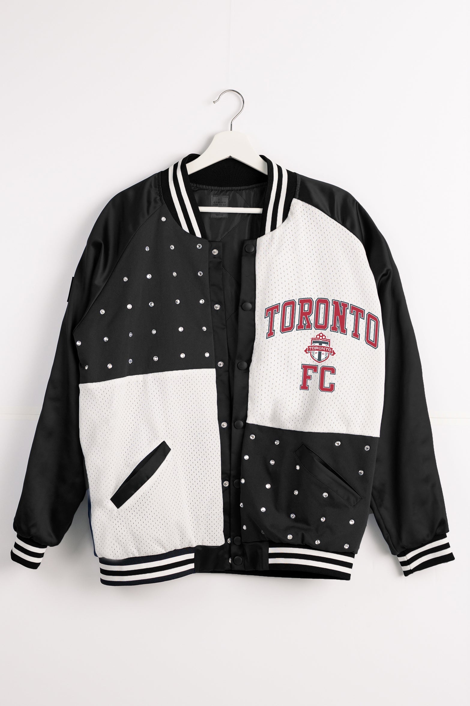 TORONTO FC REFINED RIVALRY THROWBACK VARSITY BOMBER JACKET