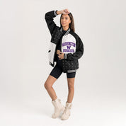WASHINGTON HUSKIES REFINED RIVALRY THROWBACK VARSITY BOMBER JACKET