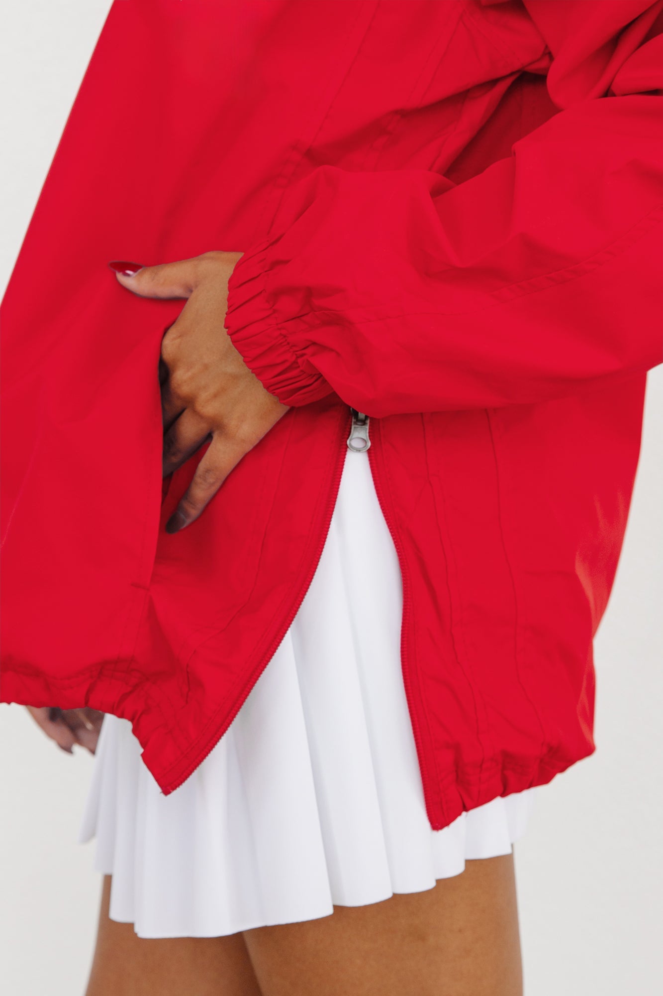 LOUISVILLE CARDINALS VICTORY BOUND CLASSIC V-NECK WIND SHIRT BY MADI PREWETT TROUTT