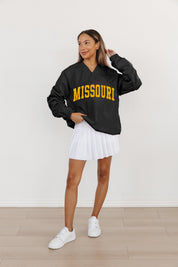 MISSOURI TIGERS VICTORY BOUND CLASSIC V-NECK WIND SHIRT BY MADI PREWETT TROUTT