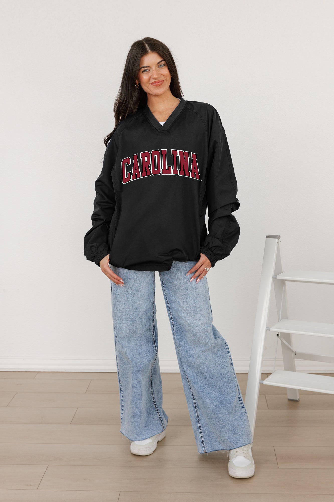 SOUTH CAROLINA GAMECOCKS VICTORY BOUND CLASSIC V-NECK WIND SHIRT BY MADI PREWETT TROUTT