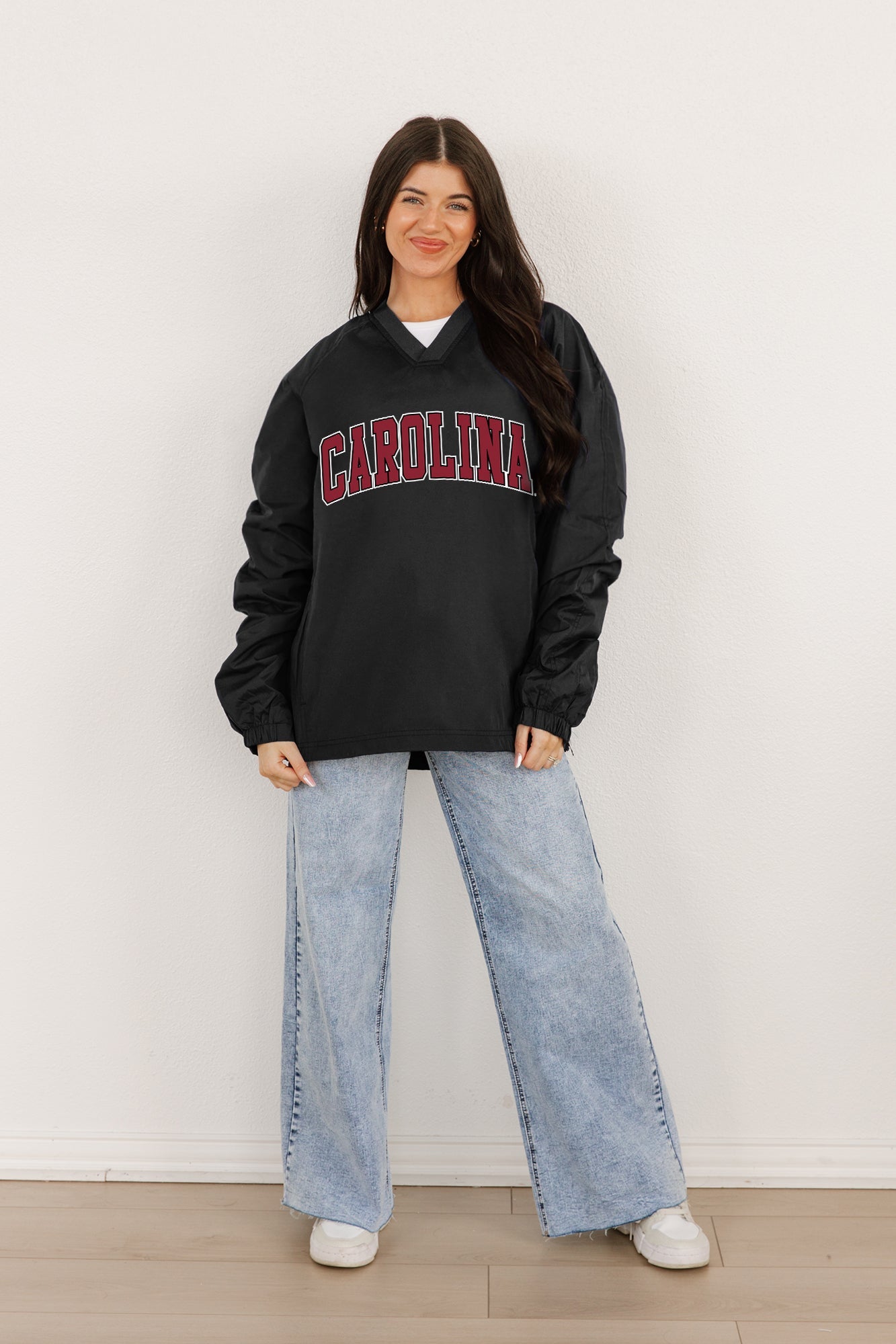 SOUTH CAROLINA GAMECOCKS VICTORY BOUND CLASSIC V-NECK WIND SHIRT BY MADI PREWETT TROUTT