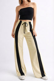 IN THE LINES WIDE LEG PANTS