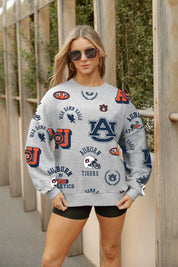 AUBURN TIGERS ALWAYS ON REPEAT PREMIUM FLEECE CREW SWEATSHIRT