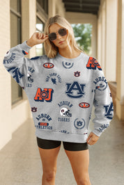 AUBURN TIGERS ALWAYS ON REPEAT PREMIUM FLEECE CREW SWEATSHIRT