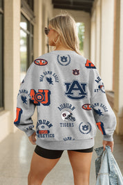 AUBURN TIGERS ALWAYS ON REPEAT PREMIUM FLEECE CREW SWEATSHIRT