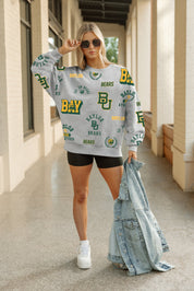 BAYLOR BEARS ALWAYS ON REPEAT PREMIUM FLEECE CREW SWEATSHIRT