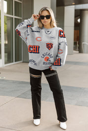 CHICAGO BEARS ALWAYS ON REPEAT PREMIUM FLEECE CREW SWEATSHIRT