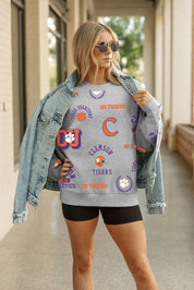 CLEMSON TIGERS ALWAYS ON REPEAT PREMIUM FLEECE CREW SWEATSHIRT