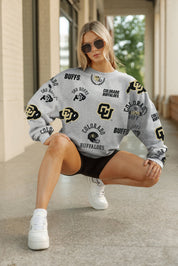 COLORADO BUFFALOES ALWAYS ON REPEAT PREMIUM FLEECE CREW SWEATSHIRT