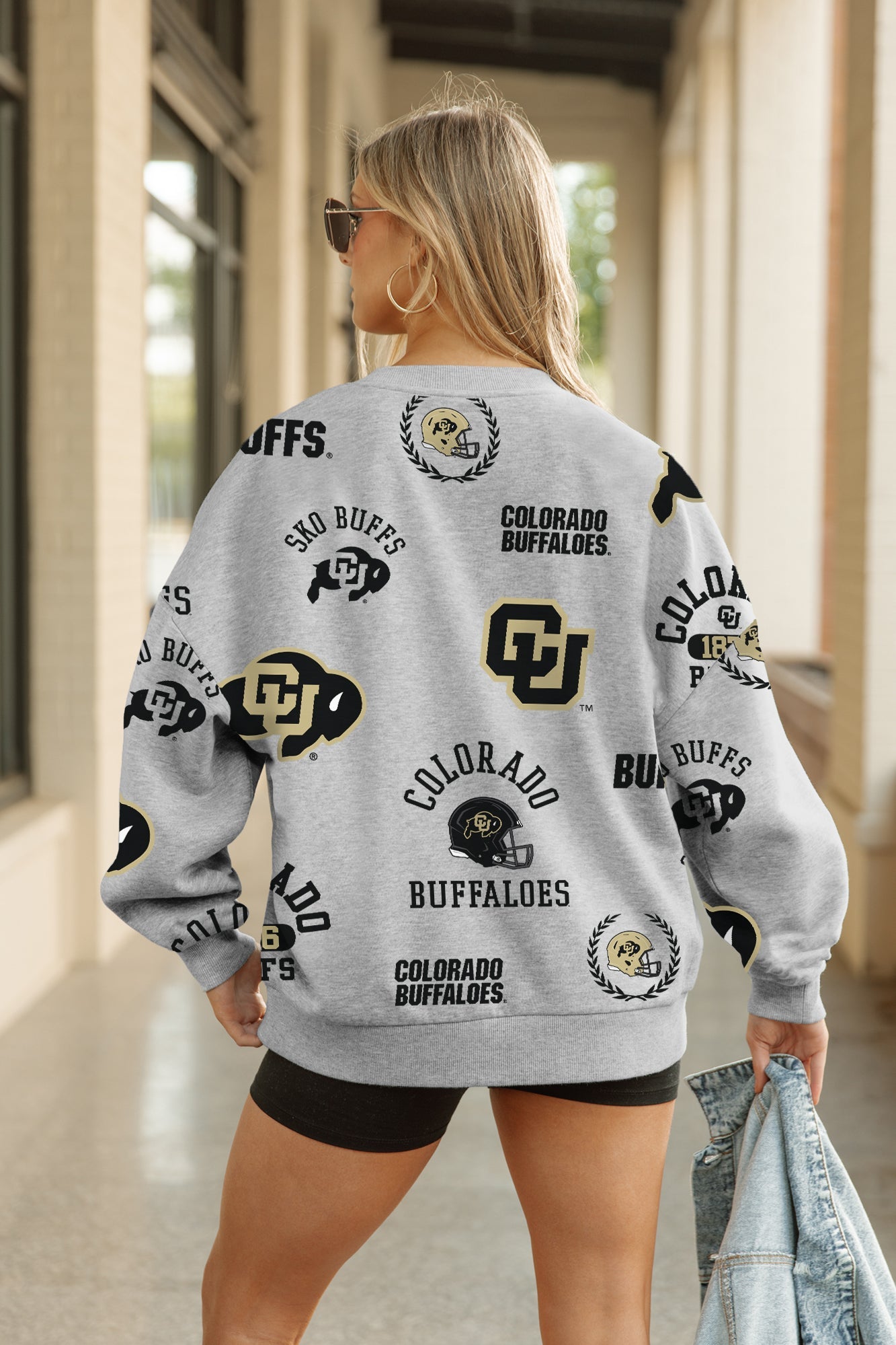 COLORADO BUFFALOES ALWAYS ON REPEAT PREMIUM FLEECE CREW SWEATSHIRT