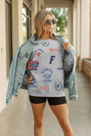 FLORIDA GATORS ALWAYS ON REPEAT PREMIUM FLEECE CREW SWEATSHIRT