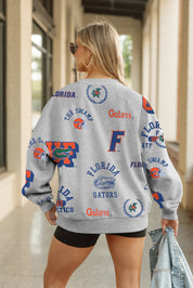 FLORIDA GATORS ALWAYS ON REPEAT PREMIUM FLEECE CREW SWEATSHIRT