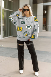 GREEN BAY PACKERS ALWAYS ON REPEAT PREMIUM FLEECE CREW SWEATSHIRT