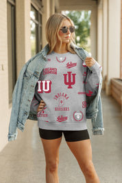 INDIANA HOOSIERS ALWAYS ON REPEAT PREMIUM FLEECE CREW SWEATSHIRT