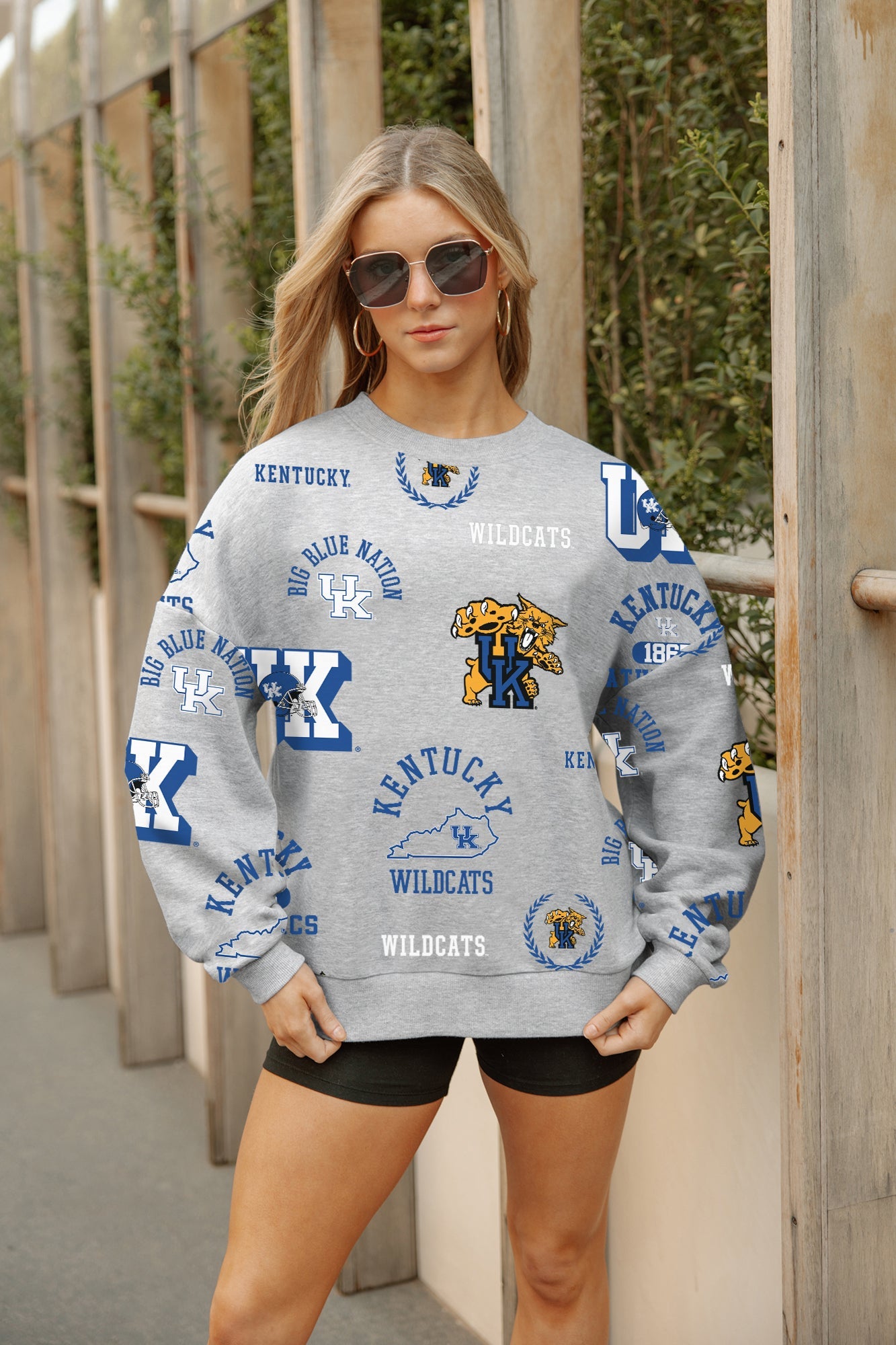 KENTUCKY WILDCATS ALWAYS ON REPEAT PREMIUM FLEECE CREW SWEATSHIRT