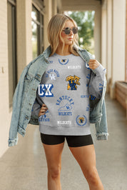 KENTUCKY WILDCATS ALWAYS ON REPEAT PREMIUM FLEECE CREW SWEATSHIRT
