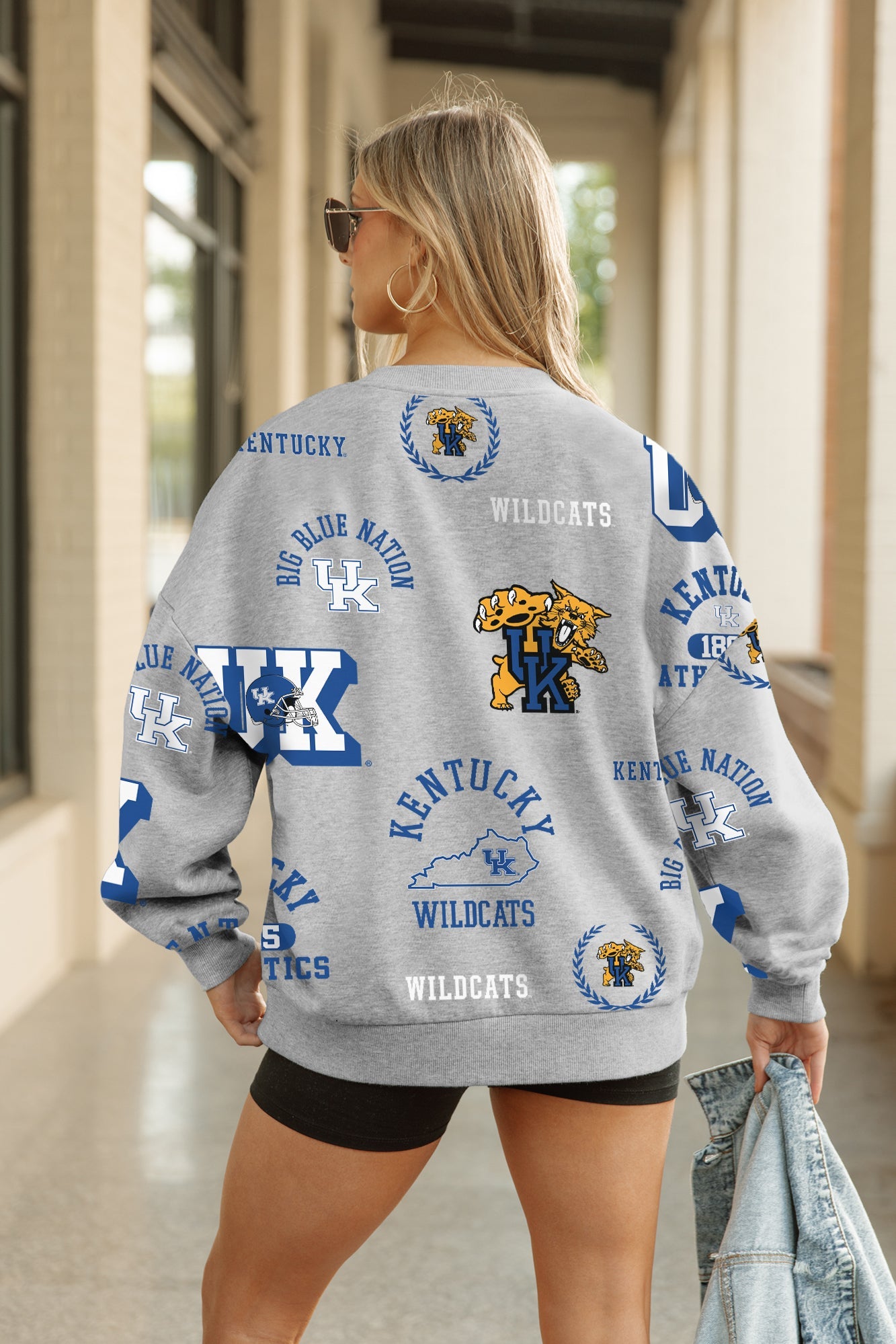 KENTUCKY WILDCATS ALWAYS ON REPEAT PREMIUM FLEECE CREW SWEATSHIRT