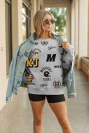 MISSOURI TIGERS ALWAYS ON REPEAT PREMIUM FLEECE CREW SWEATSHIRT